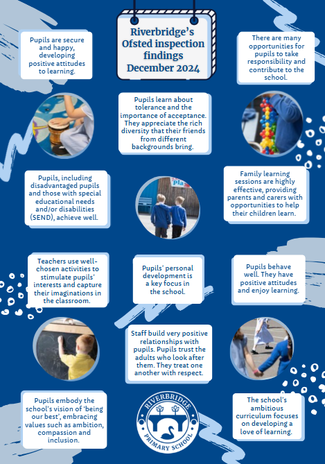 Ofsted poster with key quotes from full report